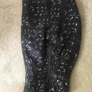 Banana Republic Strapless sequin dress